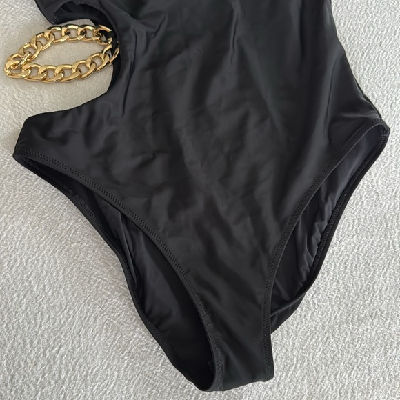 L’AGENCE Ava Chain One-Piece Swims, Size Large, $275 - Picture 16 of 16